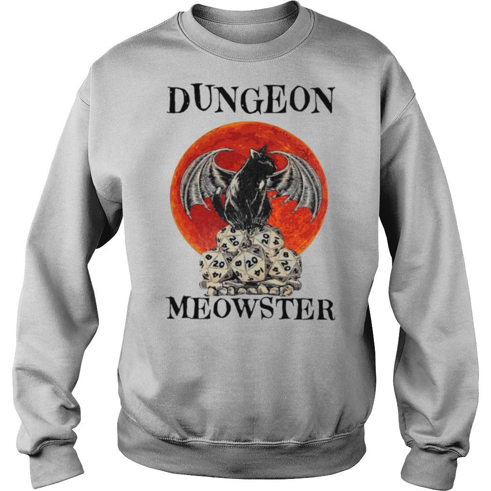 Bat And Black Cat Dungeon Meowster shirt