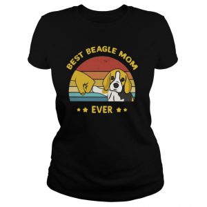 Best Beagle Mom Ever Retro Vintage shirt