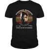 Black panther rip chadwick Boseman 1977 2020 thank you for the memories signature vintage retro shirt