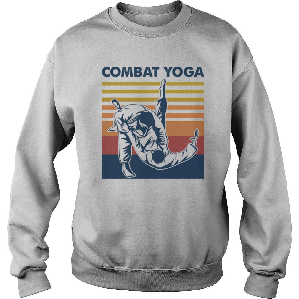 COMBAT YOGA VINTAGE RETRO shirt