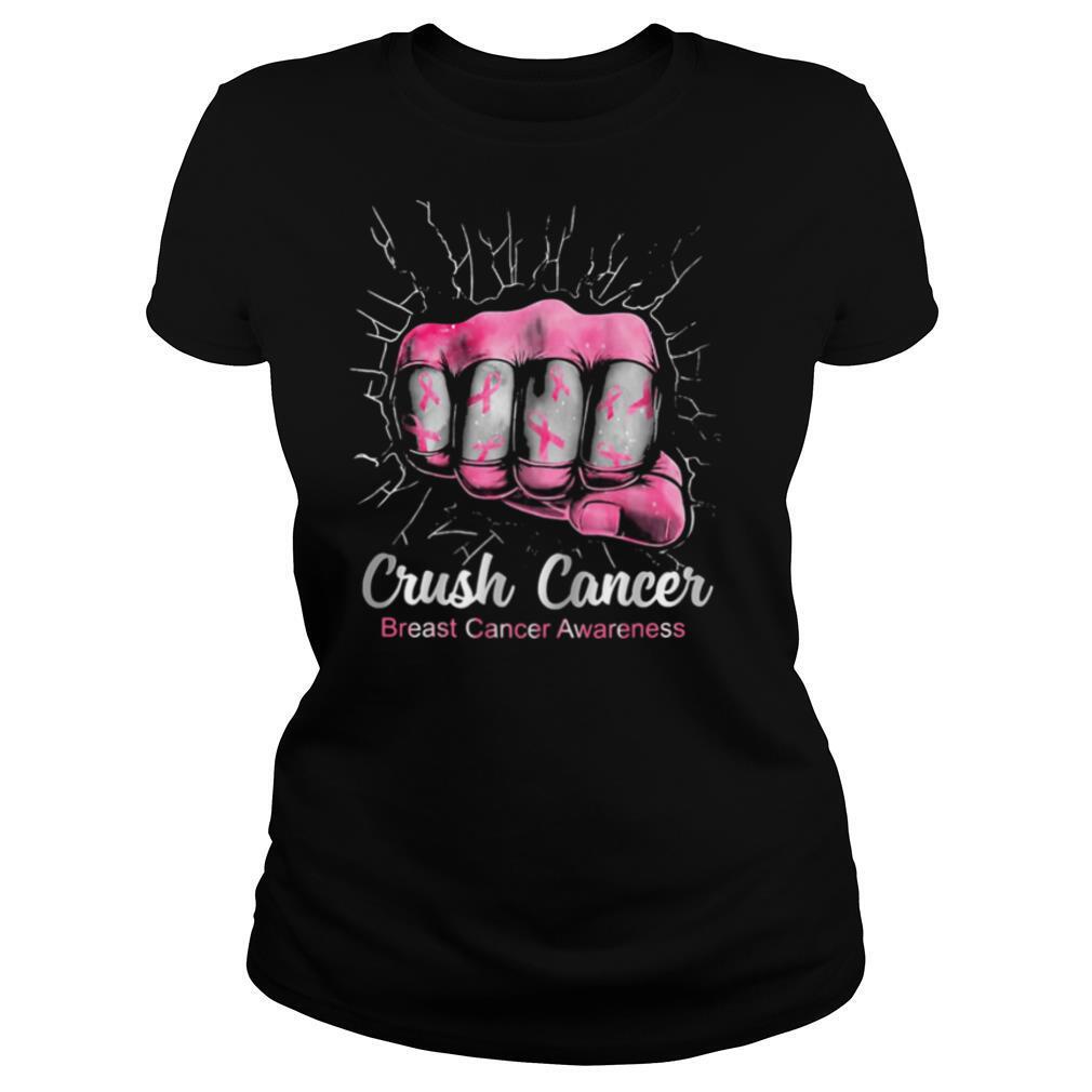 Crush cancer breast cancer awareness shirt