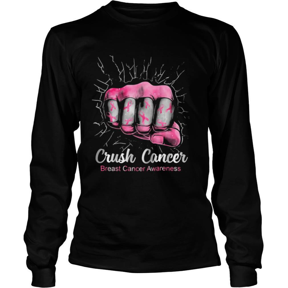 Crush cancer breast cancer awareness shirt