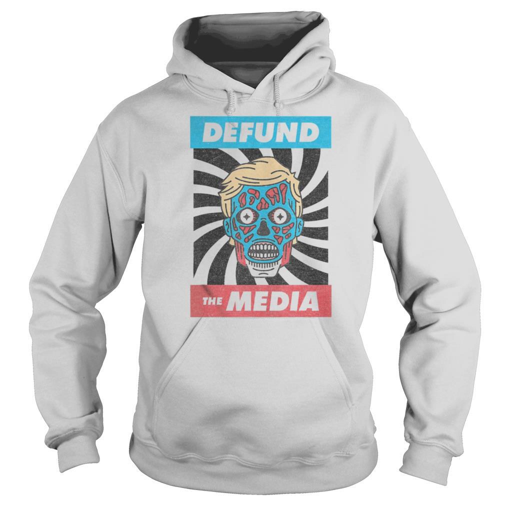 Defund the media pro trump 2020 shirt