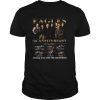 Eagles 50th Anniversary 1971 2021 Thank You For The Memories Signatures shirt