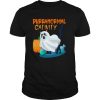 Ghost Cat Purranormal Activity Funny Halloween shirt