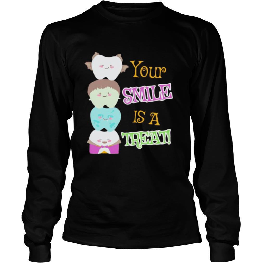 Halloween dental your smile is a treat shirt