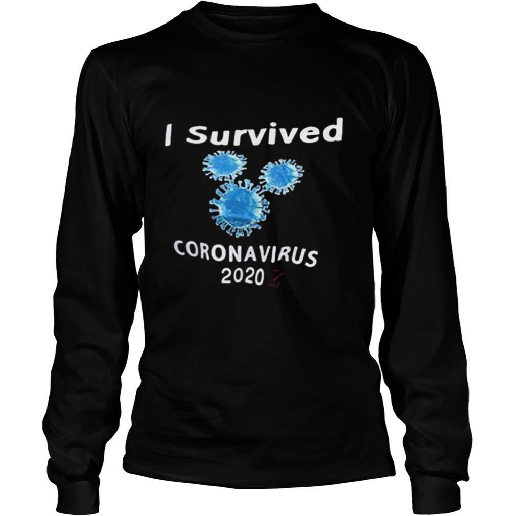 I survived coronavirus 2020 black shirt