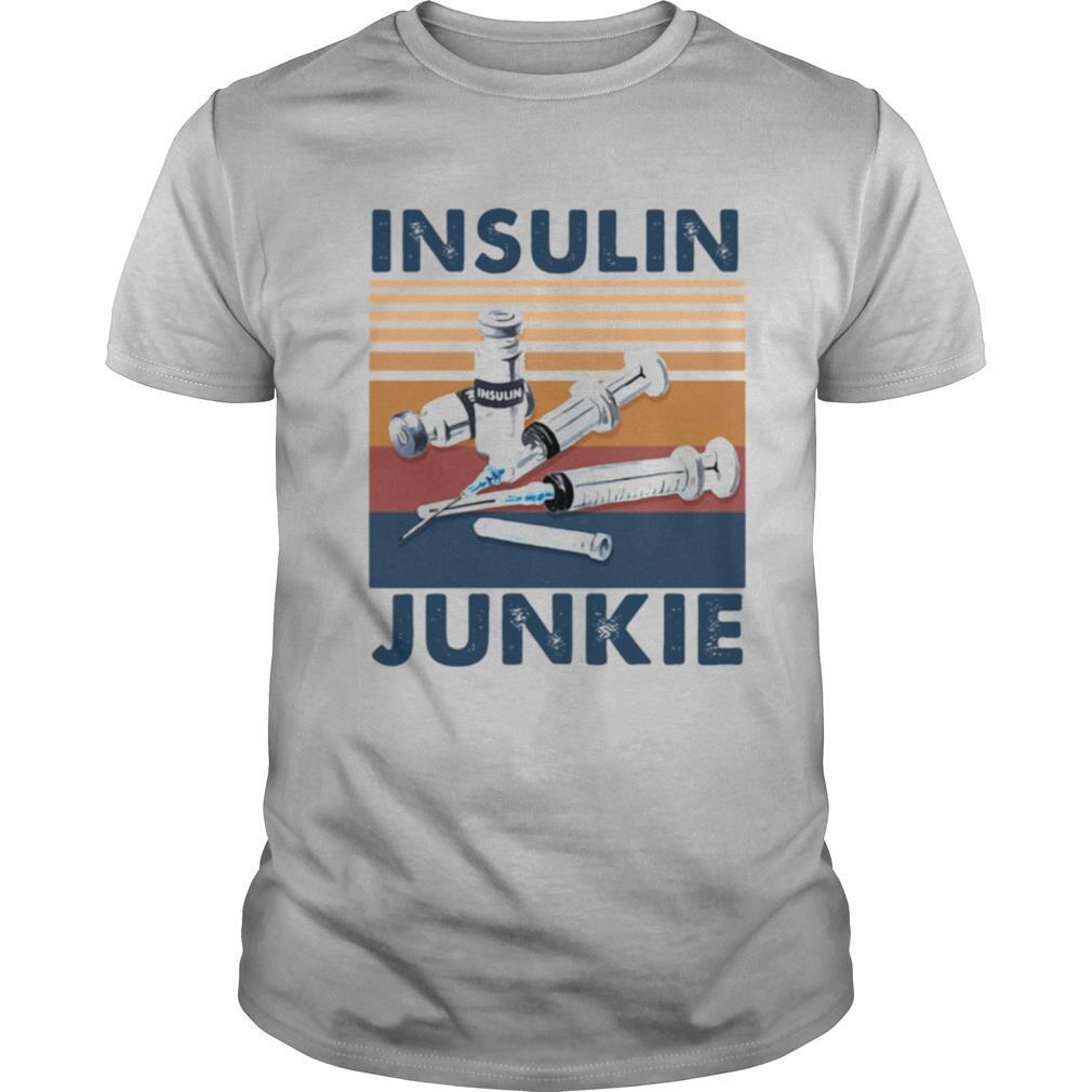 Insulin Junkie Vintage Retro shirt