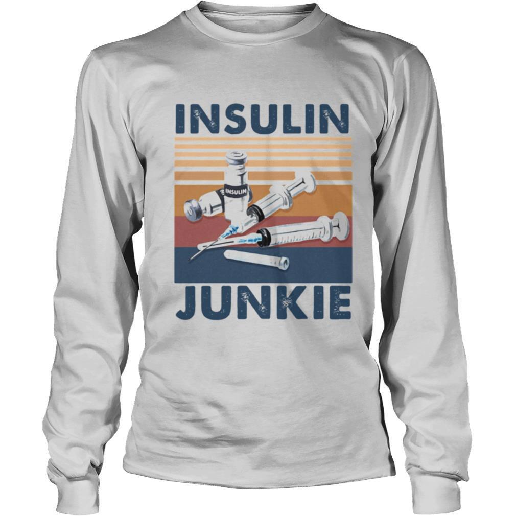 Insulin Junkie Vintage Retro shirt