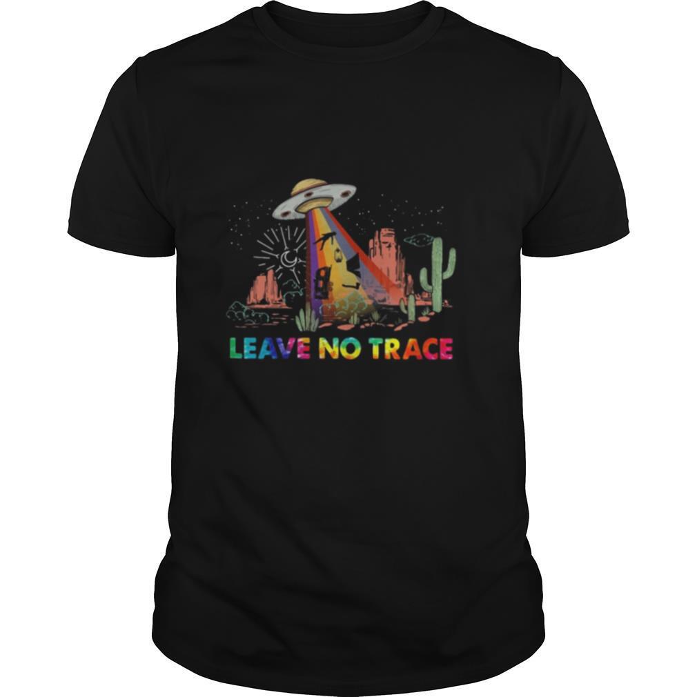 Leave no trace Camping UFO shirt