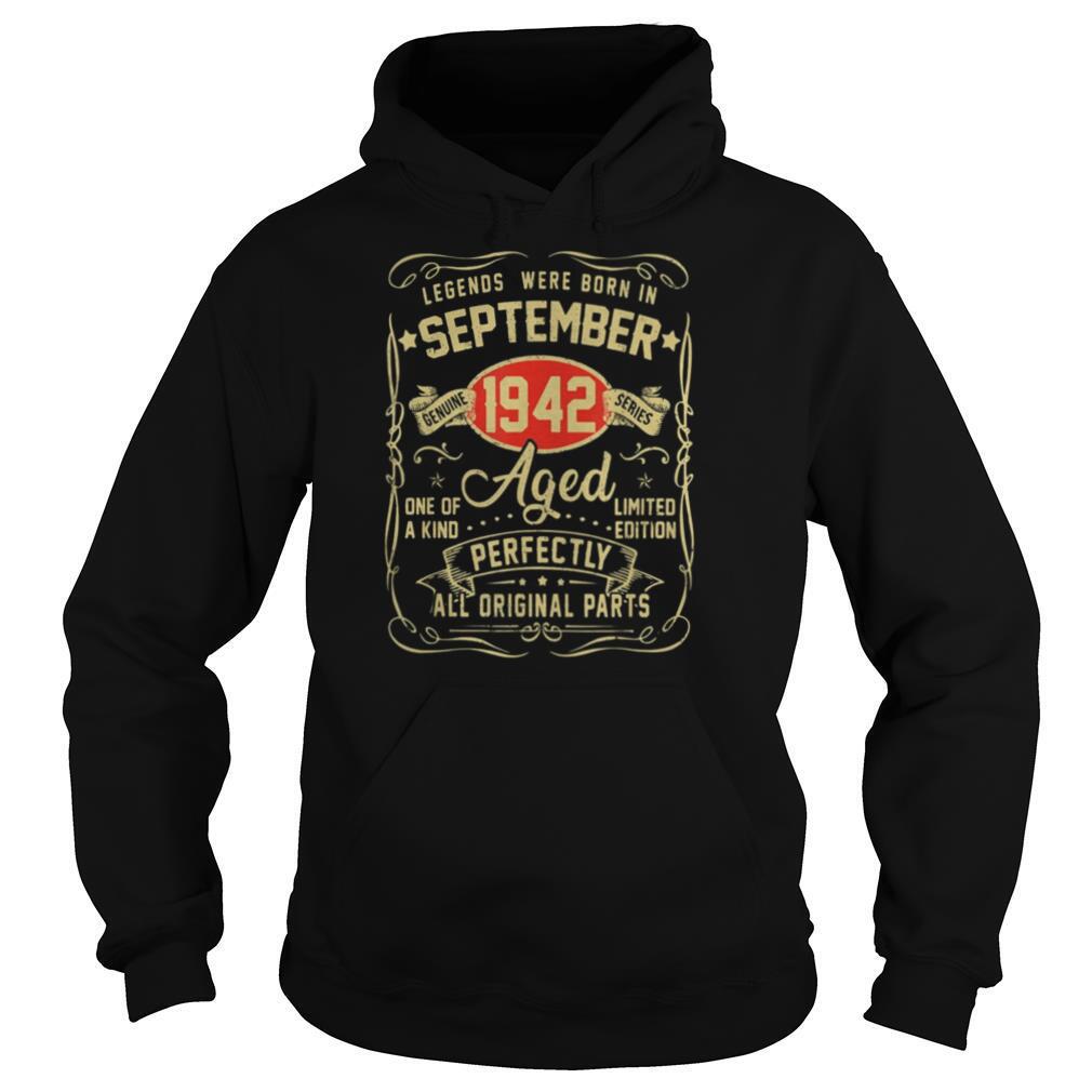 Legends were born in september 1942 aged one of a kind limited edition perfectly all original parts shirt
