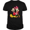 Mickey mouse and minnie mouse shirt