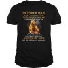 October Man I am a warrior of god the lord Jesus is my commanding officer shirt