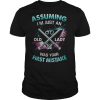 Police Logo Assuming I’m just an old lady was your first mistake shirt