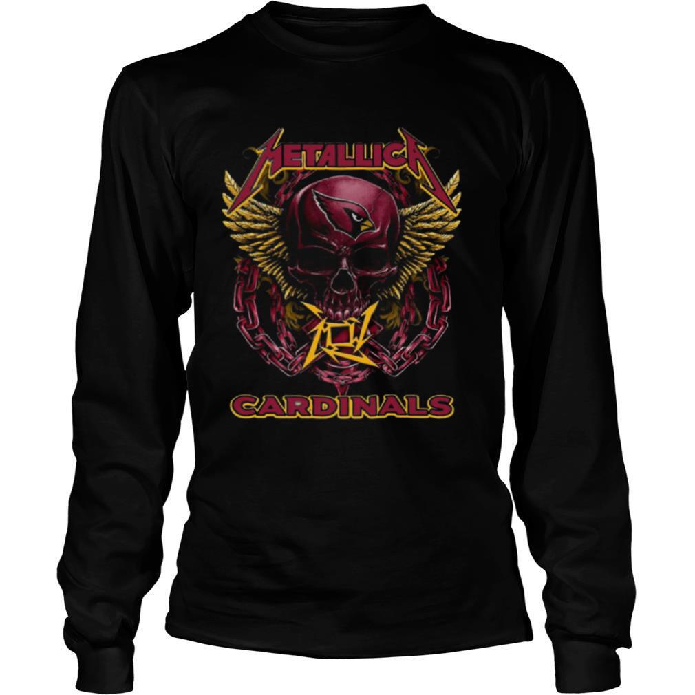 Skull Metallic Cardinals shirt