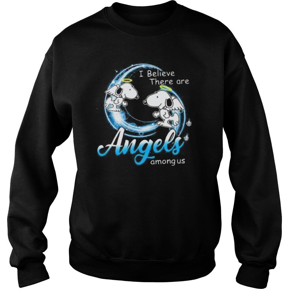 Snoopy i believe there are angels among us shirt