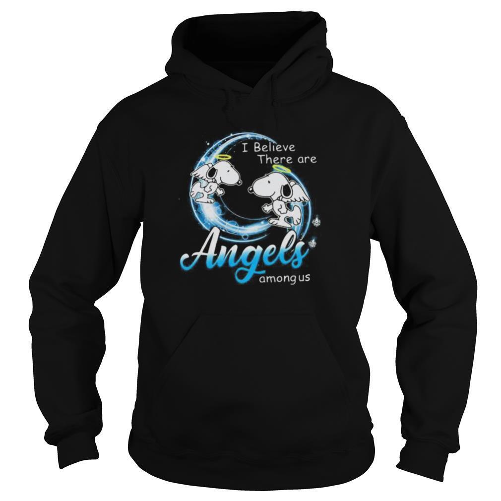 Snoopy i believe there are angels among us shirt