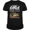 Some girls love cats and drink too much it’s me i’m some girls vintage retro shirt