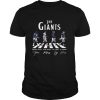 The new york giants football team crossing the line players signatures shirt