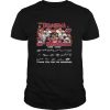 The oklahoma sooners 125th anniversary 1895 2020 thank you for the memories signatures shirt