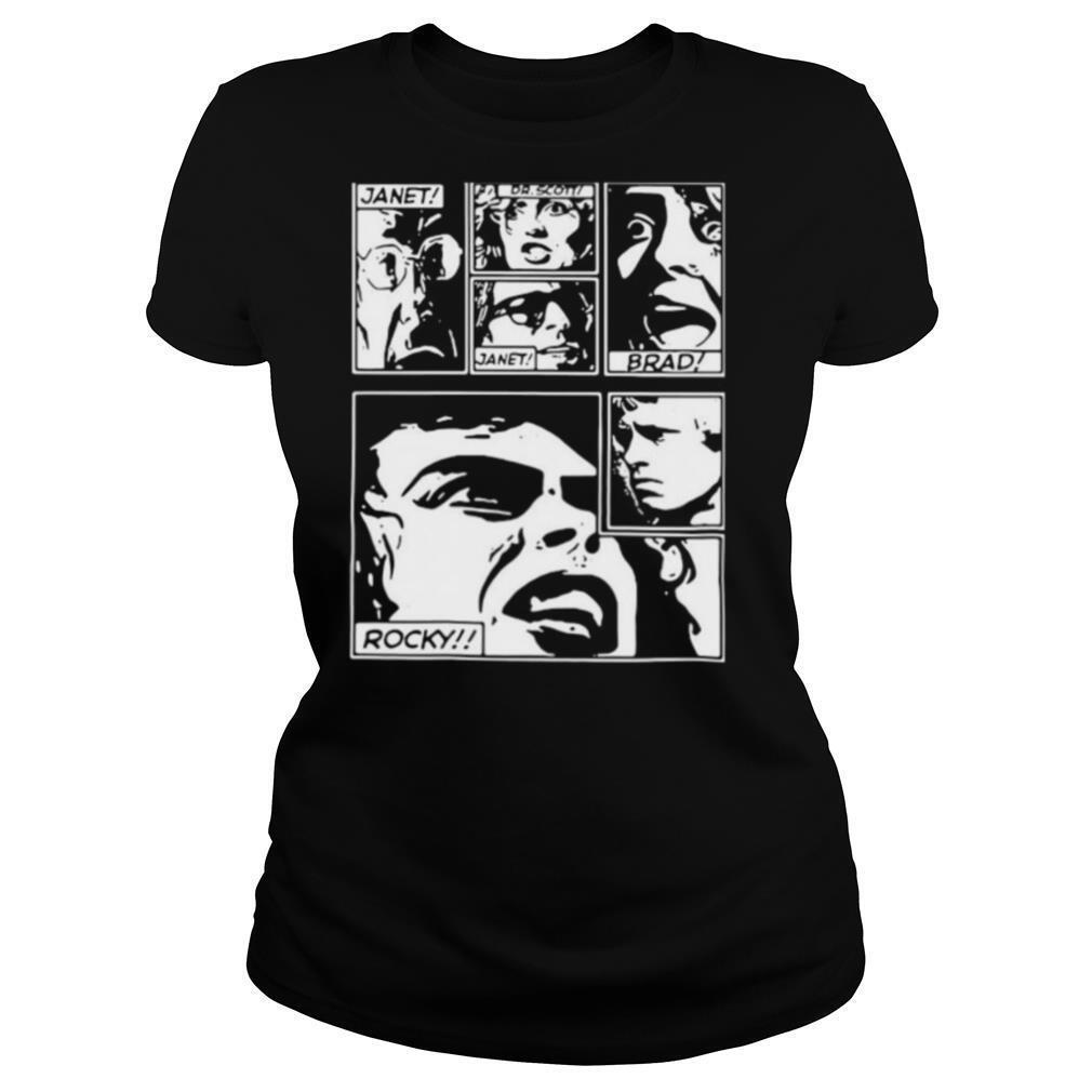 The rocky horror picture show janet dr. Scott brad rocky shirt