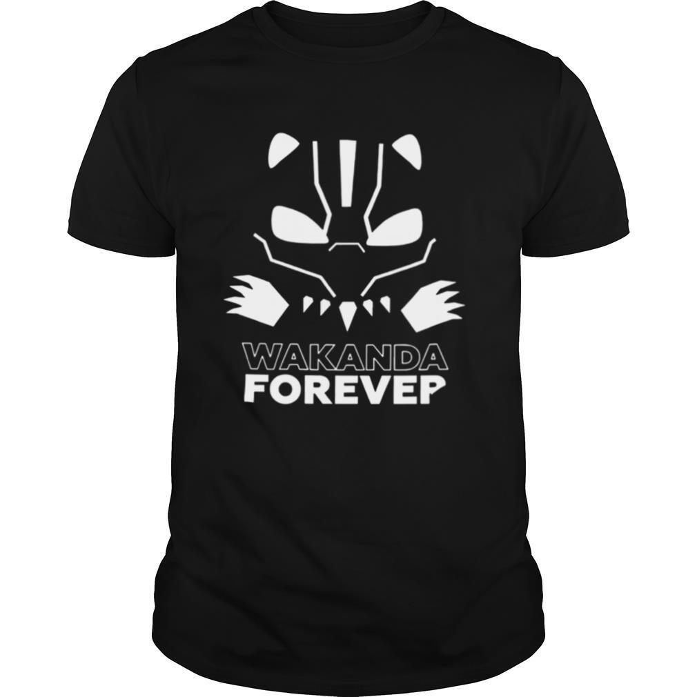 Wakanda Forever Cotton Shirt With Logo At The Back shirt
