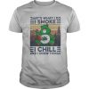 Weed bear that’s what i do i smoke i chill and i know things vintage retro shirt