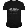 Why beracist shxlst hoipbxupio of tpanhionic when youcouli ust by ouets shirt