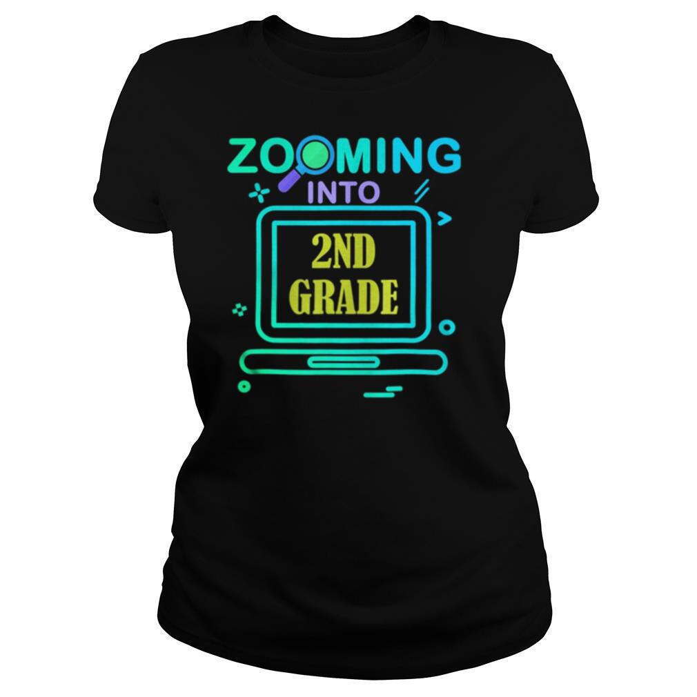 Zooming Into 2nd Grade Virtual Back to School second grade shirt