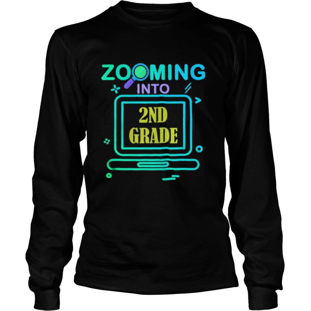 Zooming Into 2nd Grade Virtual Back to School second grade shirt