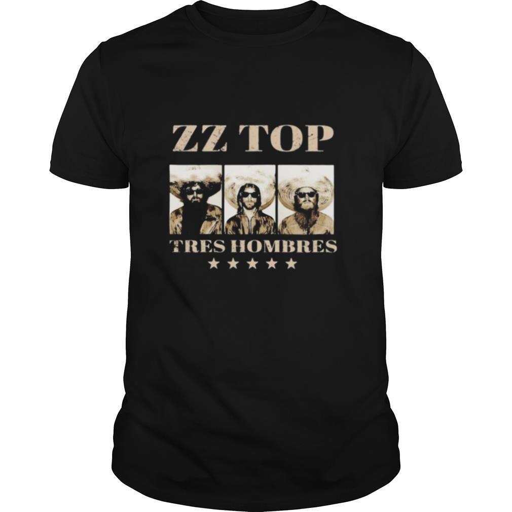Zz top band tres hombres album shirt