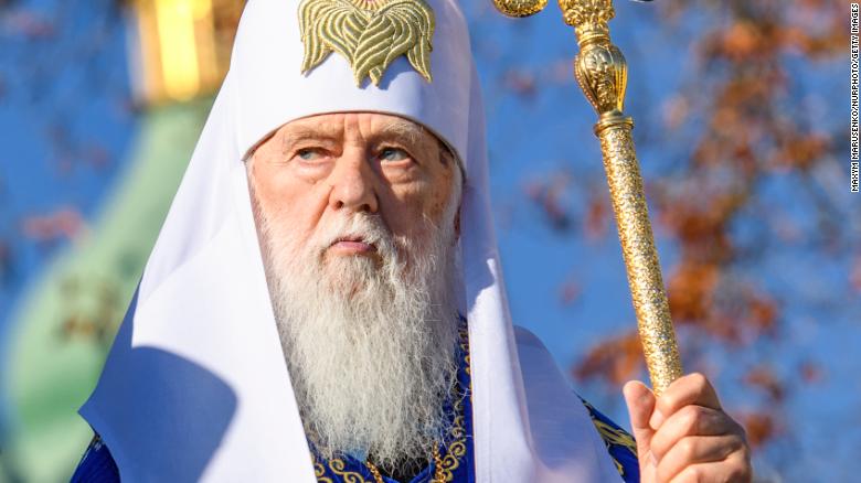 Ukrainian church leader who called Covid-19 'God's punishment' for same-sex marriage tests positive for virus