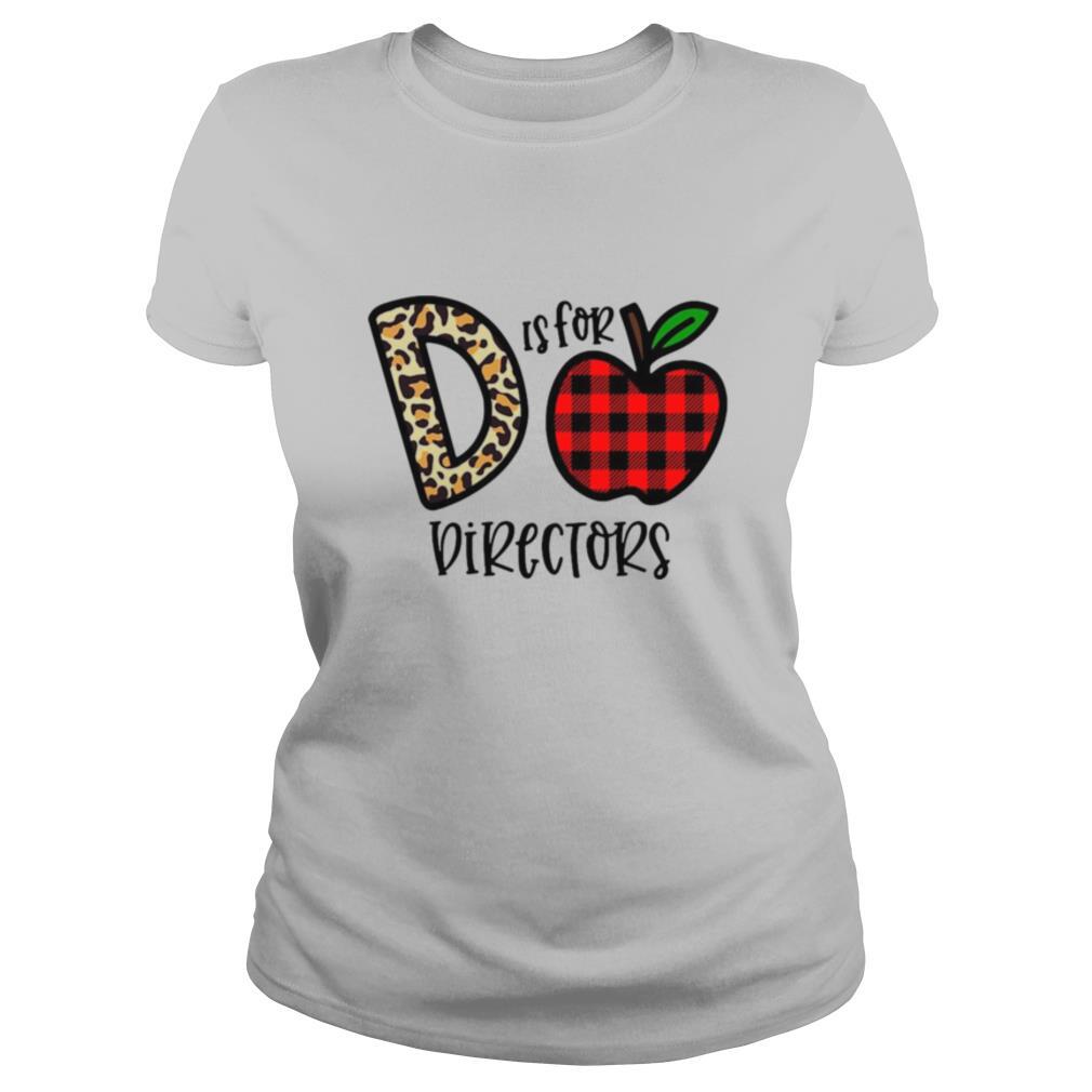 Apple D Leopard Is For Teacher Directors shirt