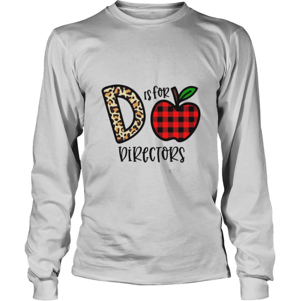 Apple D Leopard Is For Teacher Directors shirt