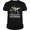 Born in west virginia proud to be a veteran shirt