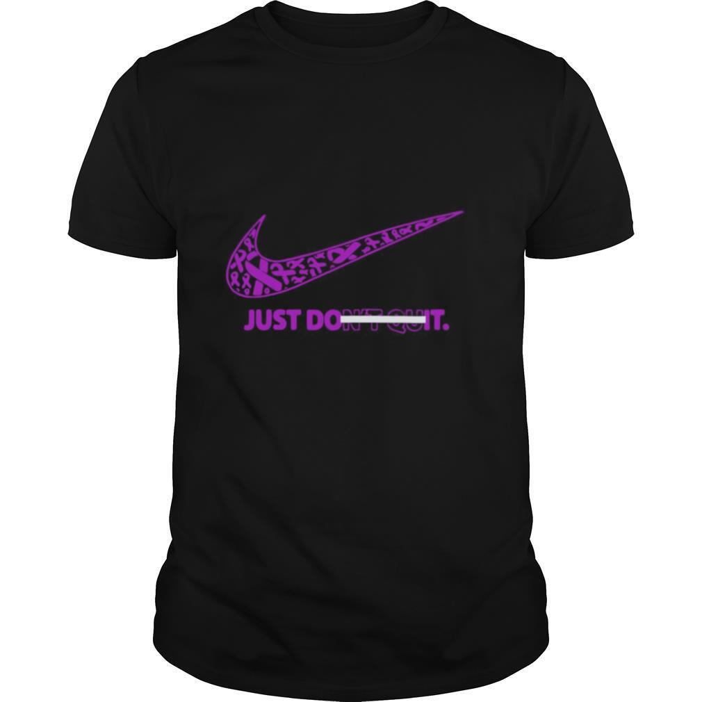 Breast Cancer Awareness Nike Just Don’t Quit shirt
