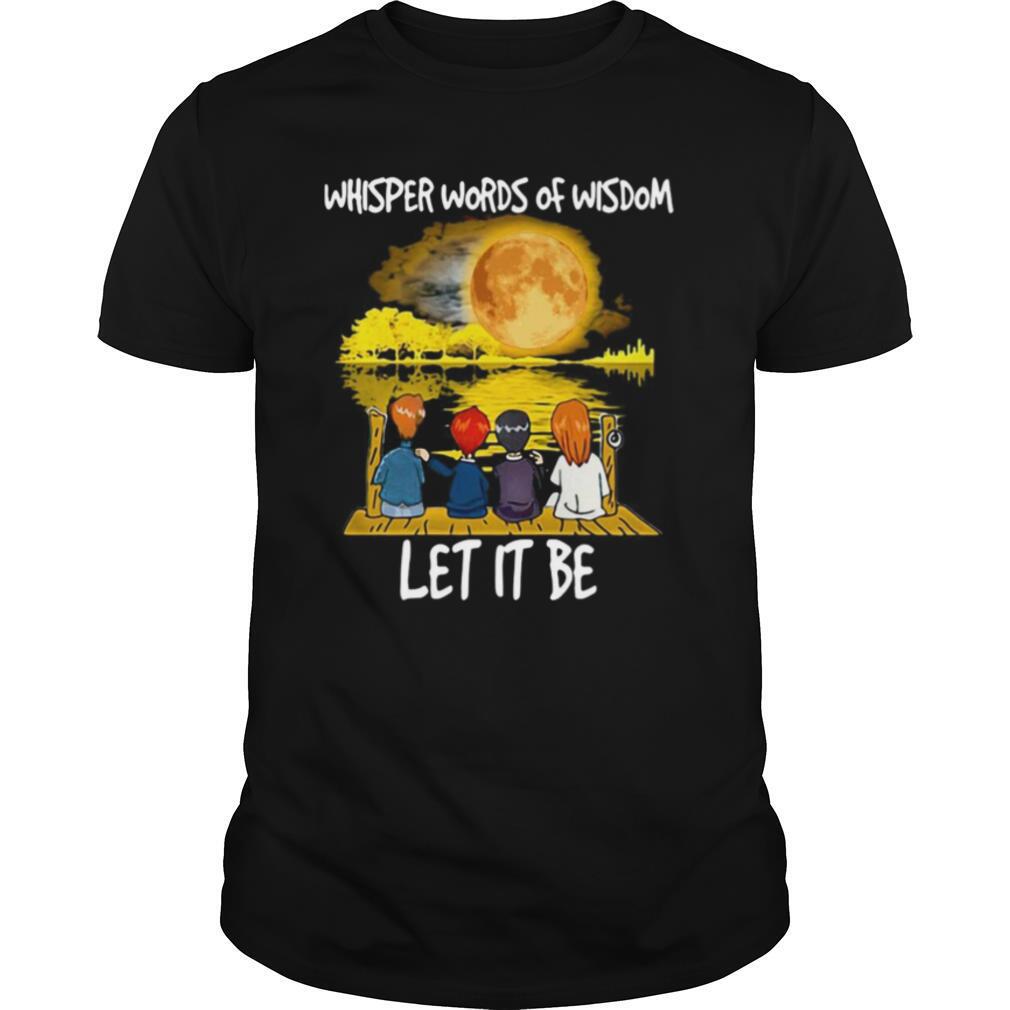 Charlie Brown Whisper Words Of Wisdom Let It Be shirt