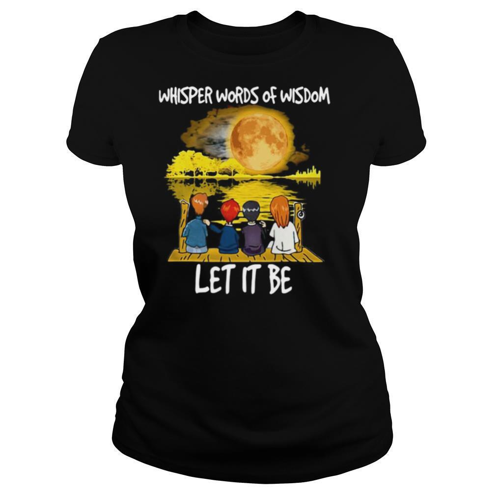 Charlie Brown Whisper Words Of Wisdom Let It Be shirt