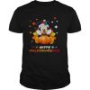Disney Mickey Pumpkin Halloween And Merry Christmas Happy Hallothanksmas shirt