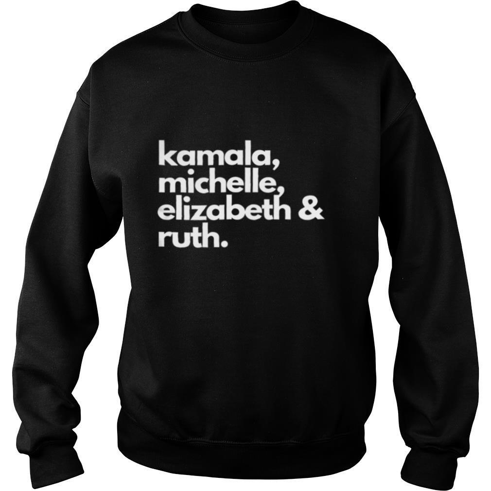 Feminist Political Icon, Kamala, Michelle, RBG, Elizabeth shirt