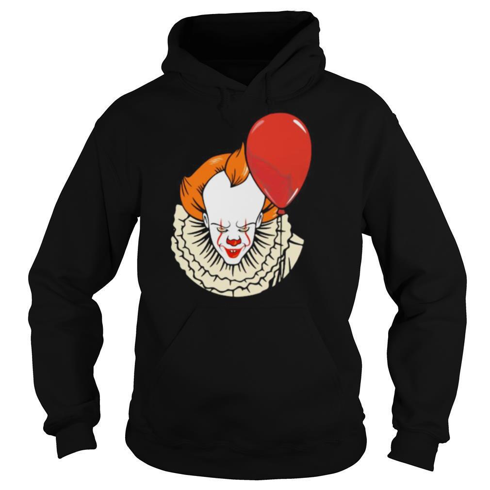 Happy halloween pennywise holding balloon shirt