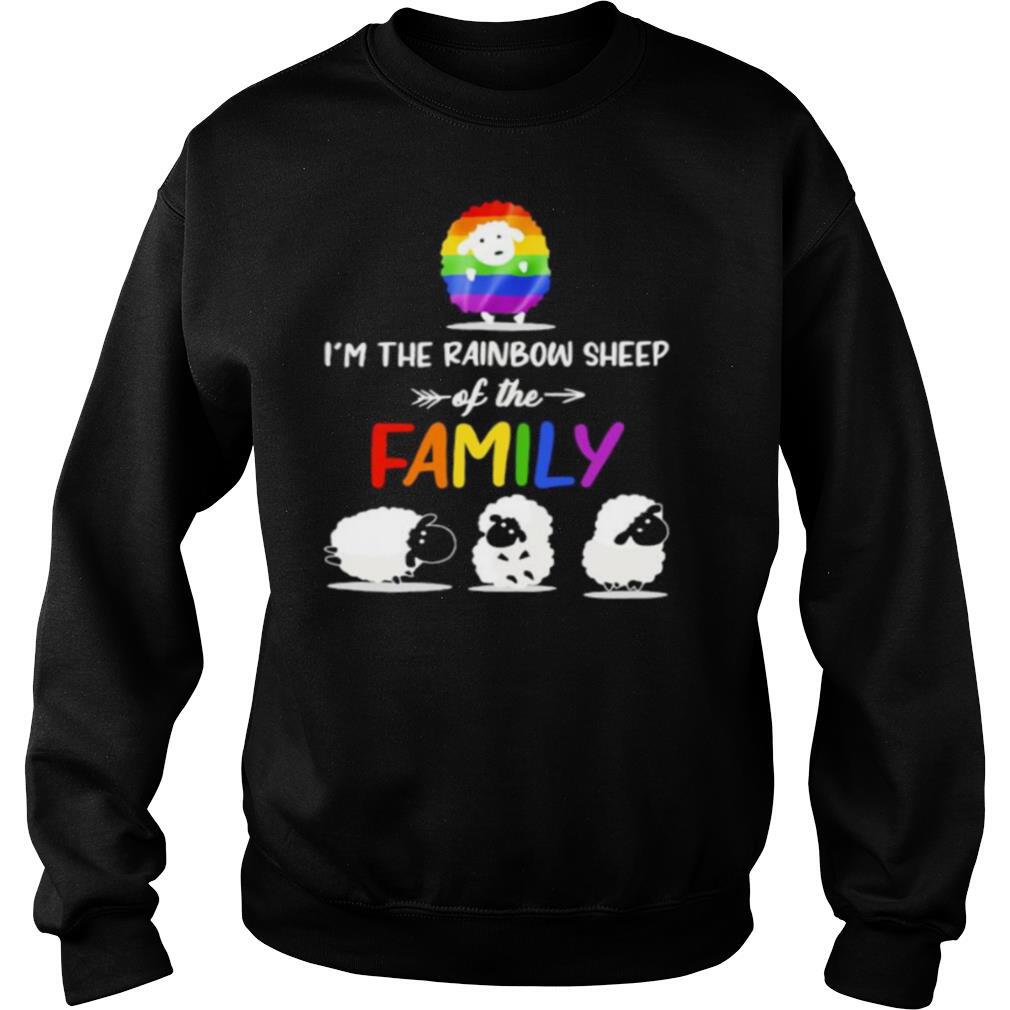 I’m the rainbow sheep of the family lgbt color shirt