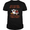 Let’s Eat Kids Let’s Eat Kids Punctuation Saves Lives Candy Corn Halloween shirt