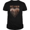 Melanin Black Girl Ballet Heart shirt