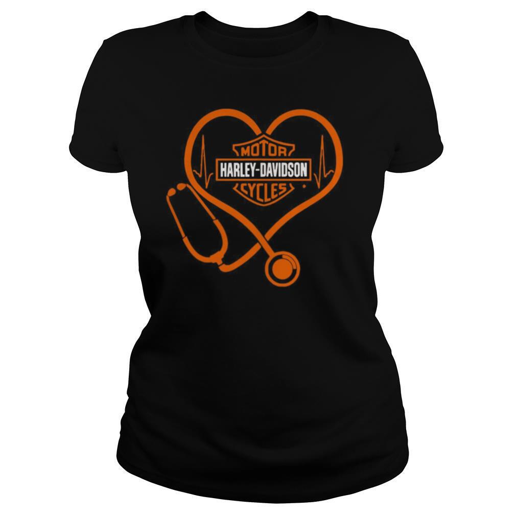 Nurse Stethoscope Motor Harley Davidson shirt