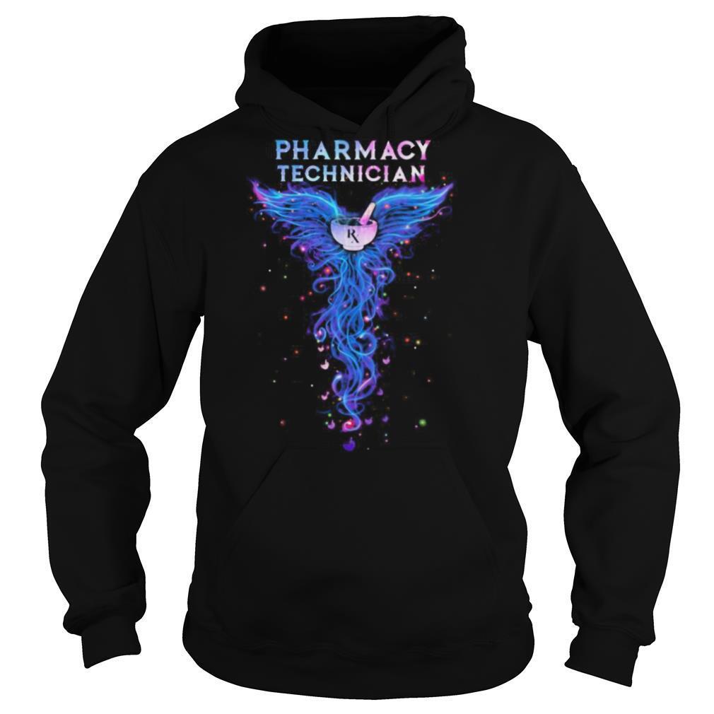 Pharmacy Technician With Angel Wings shirt
