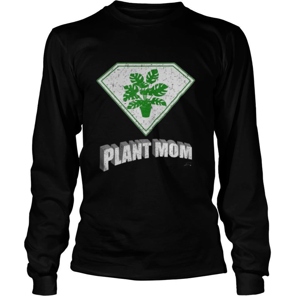Plant Mom Super Hero Halloween Costume Monstera Deliciosa shirt