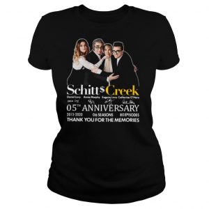 Schitts Creek 05th Anniversary Thank You For The Memories Signatures shirt
