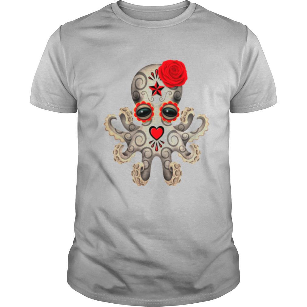 Skull Octopus Day Of The Dead Dia De Muertos shirt