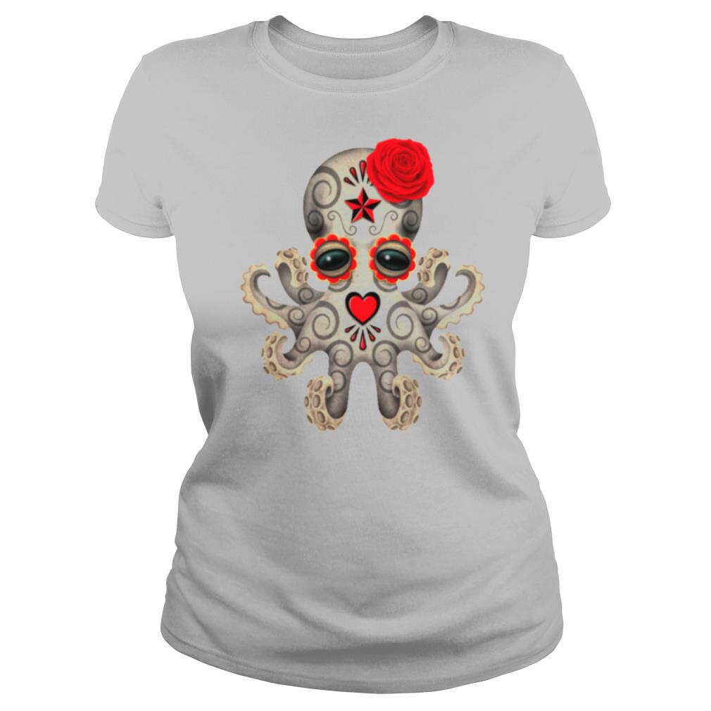Skull Octopus Day Of The Dead Dia De Muertos shirt